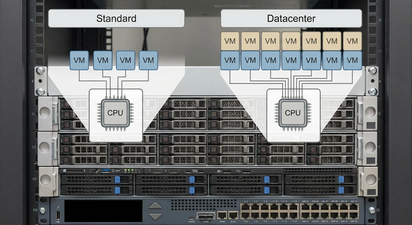 Windows Server Standard vs Datacenter Licensing: Examples | GSE