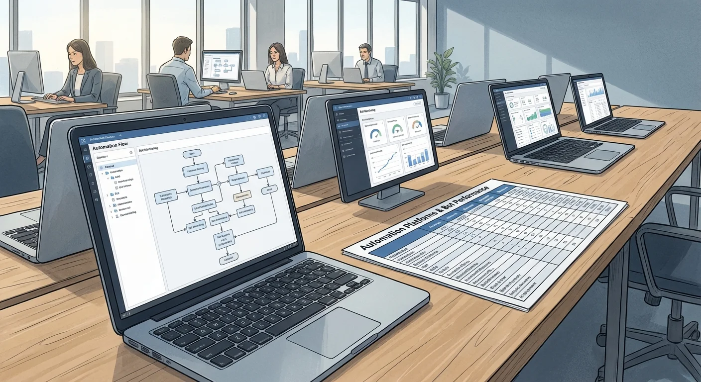 Comparison of RPA platforms: UiPath, AA, Power Automate in practice | GSE