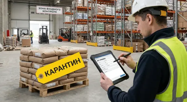 Цифровой акт приемки материалов: процесс приемка-проверка-карантин