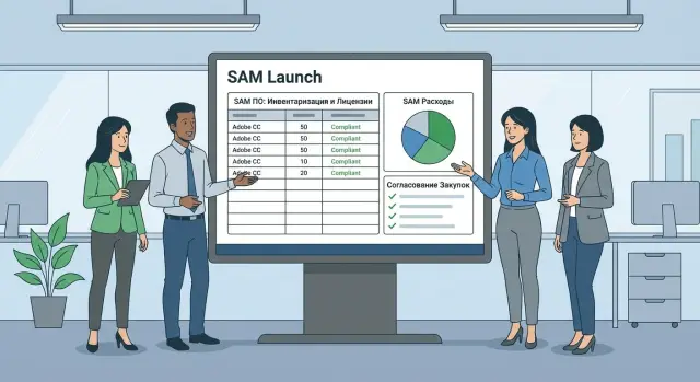 SAM на 90 дней: план запуска инвентаризации и контроля трат