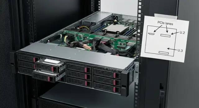 NVMe U.2 и U.3 в сервере: вопросы к поставщику до заказа