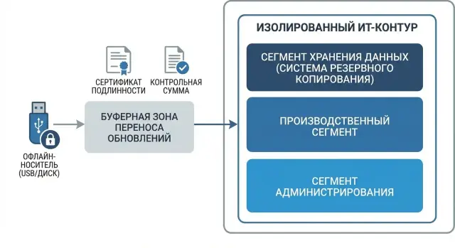 HPE StoreOnce для изолированных контуров: обновления и restore