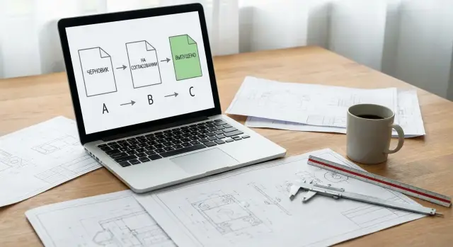 Vault + Inventor выпуск КД: статусы, согласование, спецификации
