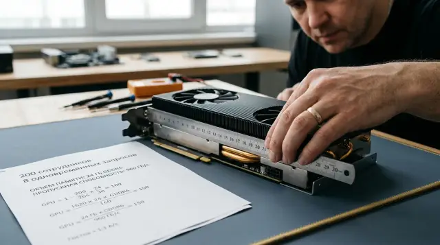 Real load determines how many GPUs you need