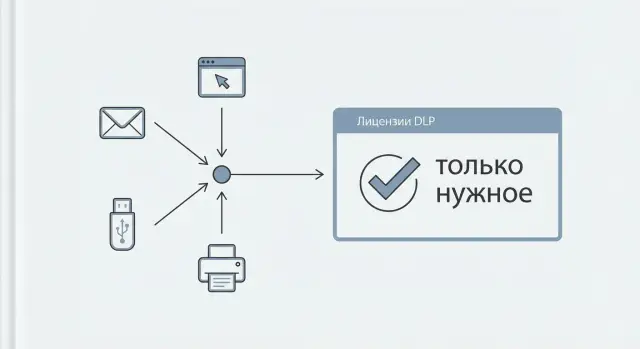 DLP лицензии по модулям и каналам: карта данных и закупка
