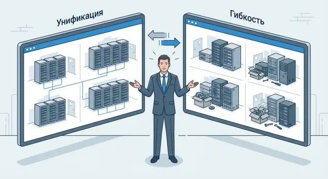 Единый стандарт серверов для филиалов: когда он выгоден