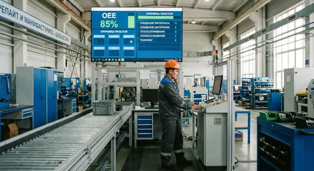 KPI производства и ремонтных служб: учет простоев без журналов