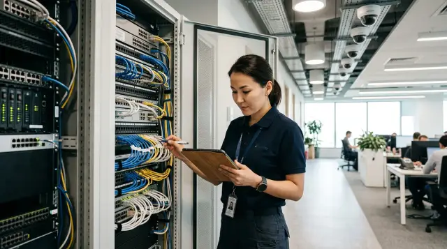 How a guest network VLAN design works with IP cameras