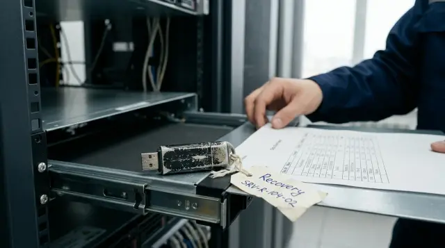 Physical server backup starts with RTO