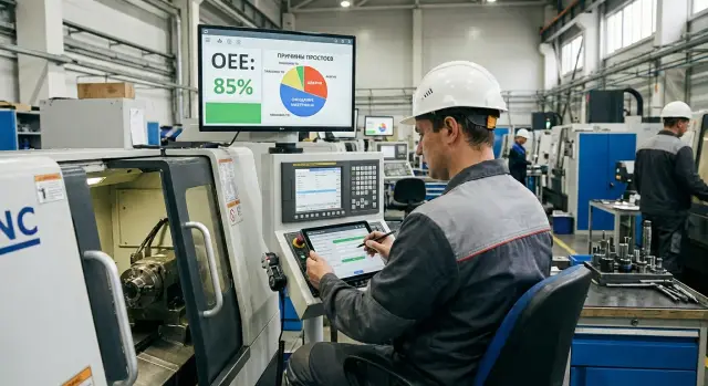 Классификатор причин простоев для OEE: реестр и правила