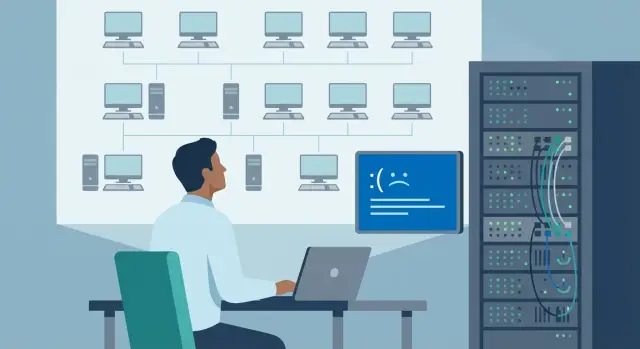Сбор BSOD-дампов через GPO: хранилище, ретеншн, метаданные