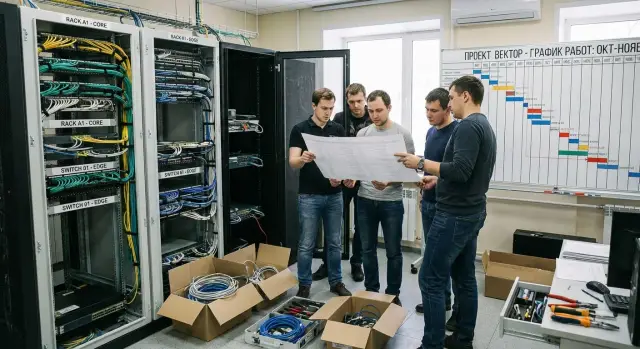 Runbook миграции серверной без простоя: план и точки контроля