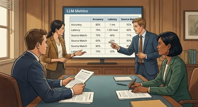 Оценка качества ответов LLM: тест-пакет и A/B смены модели