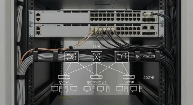 Cisco Catalyst 9500 распределенное ядро кампуса: миграция