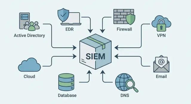 Источники логов для SIEM: что подключать в первую очередь