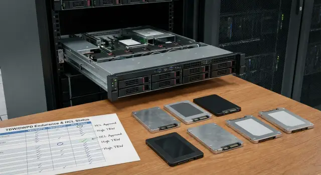 Сравнение серверных SSD по TBW и DWPD: как сопоставить модели