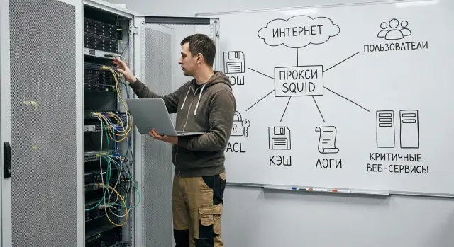Замена коммерческого прокси на Squid: кэш, ACL, логи и TLS