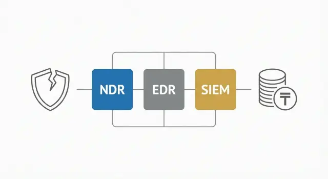 NDR против EDR и SIEM: различия через риски и деньги
