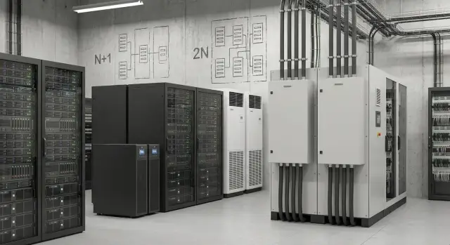 Уровень отказоустойчивости серверной: N+1 или 2N без переплат