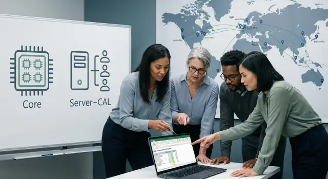 SQL Server Core или Server+CAL: расчет для 50-1000 пользователей