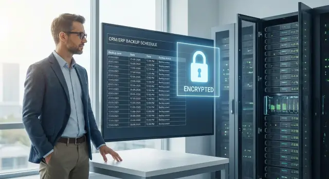 Резервное копирование CRM/ERP: регламент по частоте и хранению