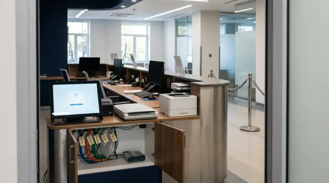 When a touchscreen all-in-one for reception no longer fits