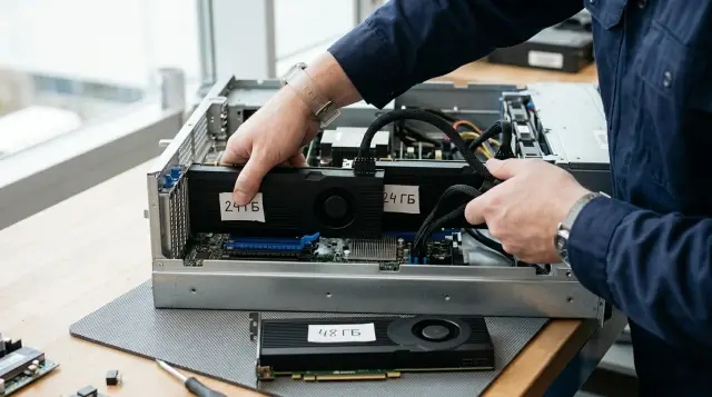 48 GB or two 24 GB GPUs for inference?