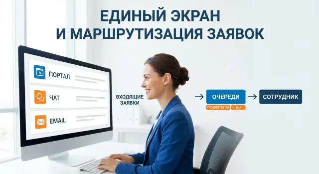 Автоматизация приема заявок 24/7: порталы, чат и CRM