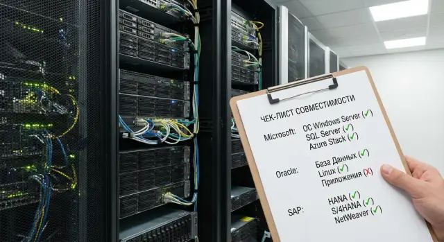 Серверы под Microsoft, Oracle и SAP: что проверить