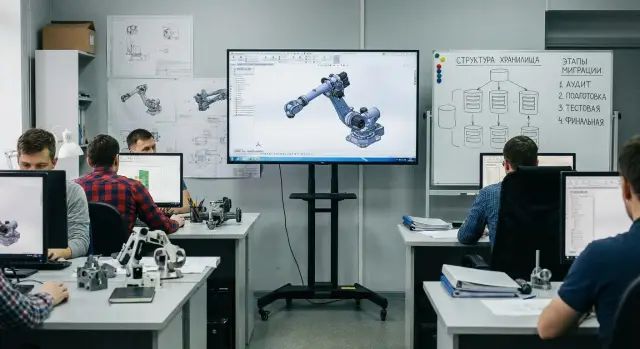 Autodesk Vault вместо общих папок: план внедрения и миграции