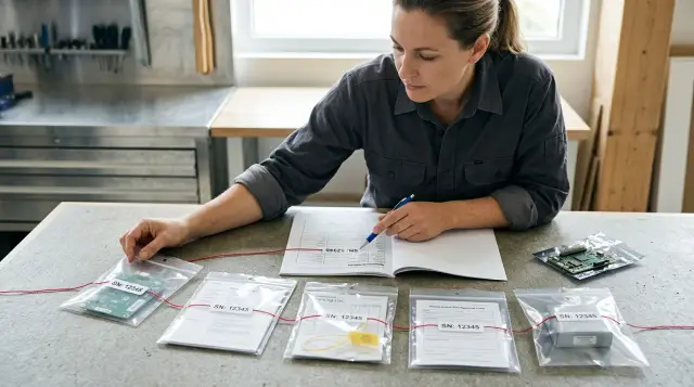 Transparent supply chain evidence before contract signing