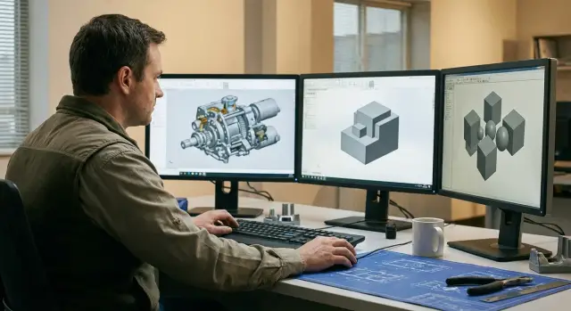 Большие сборки в Inventor: LOD, упрощения, прокси и библиотеки