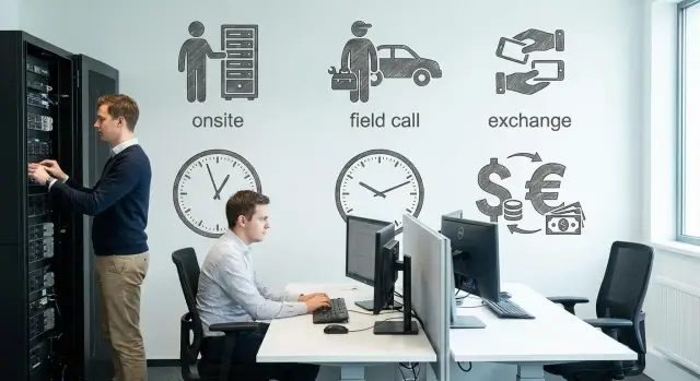 Модель поддержки оборудования: onsite, выезд или обмен - как выбрать