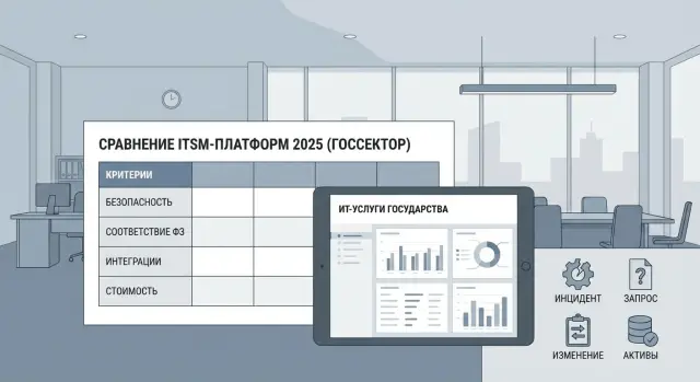 ITSM-платформы для госсектора в 2025: критерии выбора