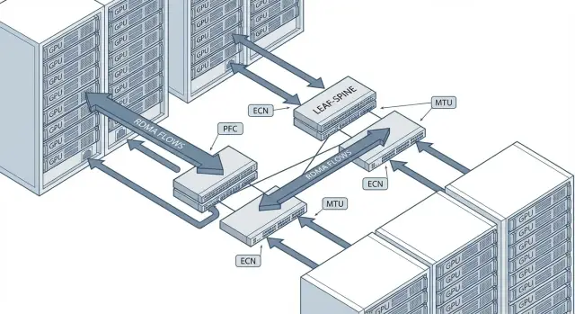 RoCEv2 для GPU-кластера: настройка сети и проверка перед ML