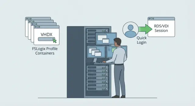 FSLogix для RDS/VDI: быстрый логин и контроль профилей