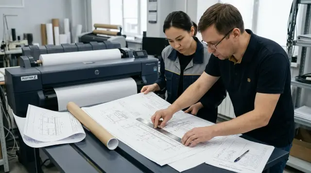 How do you standardize DWG drawing printing on a shared plotter?