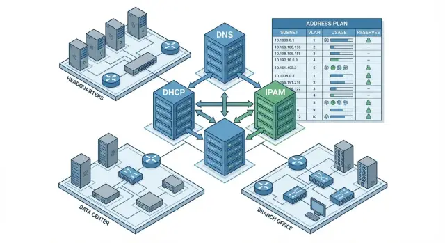 Архитектура DNS, DHCP и IPAM для большой организации