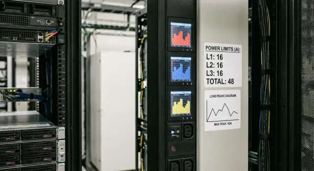 Телеметрия PDU: контроль перегрузки стойки и пороги
